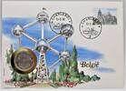 Belgien 10 Francs Abbildung des Flughafen Charlerois - Numisbrief -