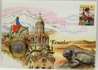 Ecuador 1 Sucre Abbildung einer Kirche - Numisbrief -