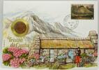 Tristan da Cunha 20 Pence Abbildung einer Familie vor ihrem Haus - Numisbrief -