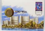 Österreich 10 Schilling 1987 Abbildung des Amtssitz der UNO - Numisbrief... 5.81 US$ Tax included +  18.76 US$ shipping