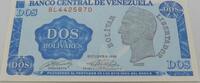 Venezuela 2 Bolivares Banknote - Dos Bolívares - Banco Central de Venezuela -