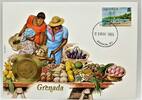 Grenada 1 Dollar Abbildung eines Obsthändlers - Numisbrief -