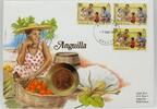 Anguilla 2 New Pence Abbildung eines Obsthändlers - Numisbrief -