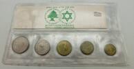 Israel 1,9 Livre Kursmünzensatz - KMS -