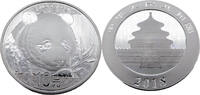 China 10 Yuan 2018 Panda BU, in der Kapsel