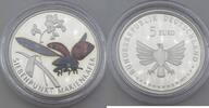 Bundesrepublik Deutschland / BRD 5 Euro Serie: Wunderwelt Insekten - 2. Ausgabe - Siebenpunkt Marienkäfer -