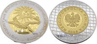 Polen 10 Zloty FIFA Fussball-Weltmeisterschaft Deutschland 2006 / vergoldetes Zentrum -