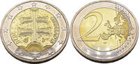 Slowakei 2 Euro Motiv Slowakisches Wappen -