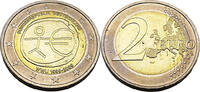 Bundesrepublik Deutschland / BRD 2 Euro 10 Jahre Wirtschafts- und Währungsunion -