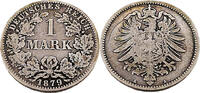 Kaiserreich Deutschland 1 Mark 1 Mark, Der gekrönte deutsche Reichsadler,J.9 -