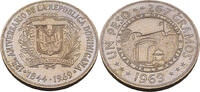 Dominikanische Republik 1 Peso 125-jähriges Bestehen der Dominikanischen Republik -