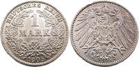 Kaiserreich 1 Mark 1 Reichsmark,J.17 -
