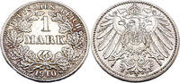 Kaiserreich 1 Mark 1 Reichsmark,J.17 -