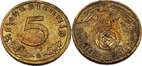 Drittes Reich 5 Reichspfennig 5 Pfennig, J.363, 1936 G -