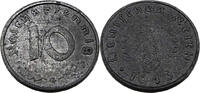 Drittes Reich 10 Reichspfennig 10 Pfennig, J.371, 1943 G -