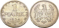 Weimarer Republik 1 Mark 1 Mark, J.311, 1924 A -