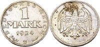 Weimarer Republik 1 Mark 1 Mark, J.311, 1924 J -