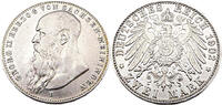 Kaiserreich Sachsen-Meiningen 2 Mark Georg II, Sachsen-Meiningen, J.151 a, sehr selten! -