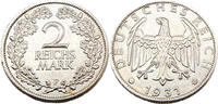 Weimarer Republik 2 Reichsmark 2 Mark, J.320, 1931 F -