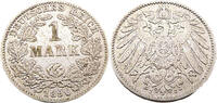 Kaiserreich 1 Mark 1 Reichsmark,J.17,1896 J -