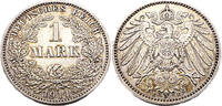 Kaiserreich 1 Mark 1 Reichsmark,J.17, 1911 E -