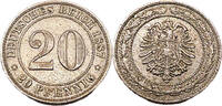 Kaiserreich 20 Pfennig 20 Pfennig J.6 1887 D -