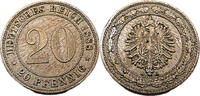 Kaiserreich 20 Pfennig 20 Pfennig J.6 1888 A -