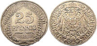 Kaiserreich 25 Pfennig 25 Pfennig, J.18, 1910 F -