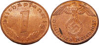 Drittes Reich 1 Reichspfennig Standard Umlaufmünze, Reichspfennig - J.361 -