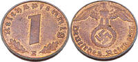 Drittes Reich 1 Reichspfennig Standard Umlaufmünze, Reichspfennig - J.361 -