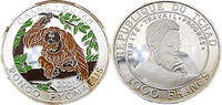 Tschad 1000 Francs Orang-Utan -