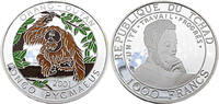 Tschad 1000 Francs Orang-Utan -