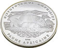 Tschad 1000 Francs CFA Afrikanische Fauna - Hippopotamus -