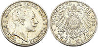 Kaiserreich Preußen 2 Mark Wilhelm II. Deutscher Kaiser König von Preussen, J.102 -
