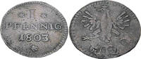 Frankfurt Stadt 1 Pfennig Standardumlaufmünze - 1 Pfennig Freie Stadt Frankfurt -