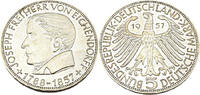 5 Deutsche Mark 1957 Bundesrepublik Deutschland / BRD Hundertjahrfeier - Geburt von Joseph von Eichendorff Vzgl/stgl