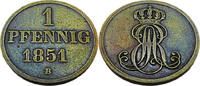 Hannover, Königreich 1 Pfennig Standardumlaufmünze - 1 Pfennig Königreich Hannover - Ernst August -