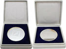 Medaille ohne Jahrgang Deutschland 25 Jahre Deutsche Bank / Feinsilbermedaille Polierte Platte (PP)