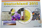 Bundesrepublik Deutschland / BRD 5,88 Euro Aktuelle Kursmünzen und exklusive Postwertzeichen des Jahres 2015 Karlsruhe -