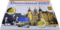 Bundesrepublik Deutschland / BRD 5,88 Euro Die aktuellen Kursmünzen und Dauerbriefmarken - Stuttgart -