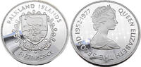 Falkland Inseln 50 Pence 25. Jahrestag - Thronbesteigung von Königin Elisabeth II -