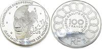 Frankreich 100 Francs / 15 Ecus Jean Monnet -