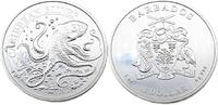 Barbados 1 Dollar / 1 Oz 2021 Oktopus Stgl-Prooflike 92.44 US$  +  23.11 US$ shipping