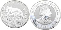 Australien 1 Dollar / 1 Oz 2021 Quokka Stgl-Prooflike 92.52 US$  +  23.13 US$ shipping