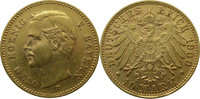 Deutschland Bayern 10 Mark Gold J201 10 Mark Gold Otto "D"