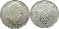 Deutschland Bayern 3 Mark J49 3 Mark Luitpold Prinzregent "D"