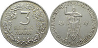Deutschland 3 Mark J321 3 Mark Rheinlande "F"