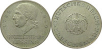 Deutschland 3 Mark J335 3 Mark Lessing "G"