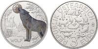 Österreich 3 Euro 3 Euro Österreich Tiertaler Wolf 2017 hgh -