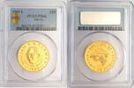 Liberia 25 Dollars 1965 Gold 25 Dollars Liberia "Tubman's 70th Birthday", Rare, PCGS PR-66 -